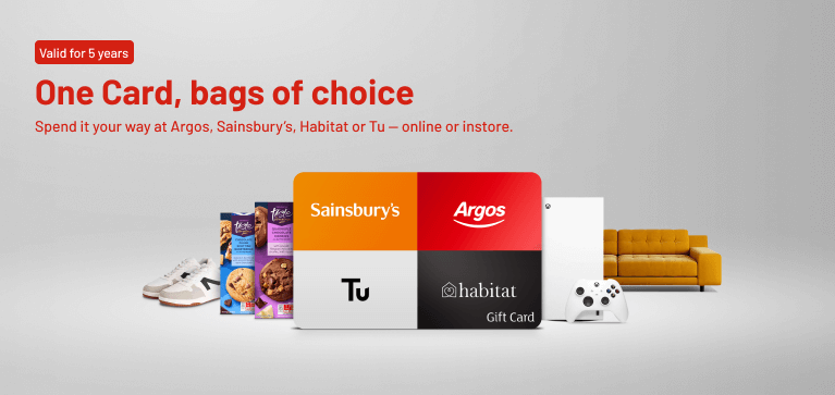 Argos Gift Card - Send the Perfect Gift Banner Image